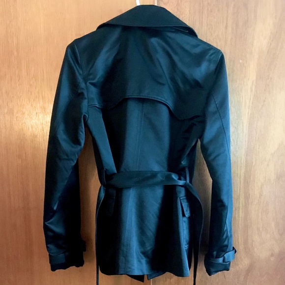 Ralph Lauren Black Trench Jacket Small NWOT - Picture 2 of 4